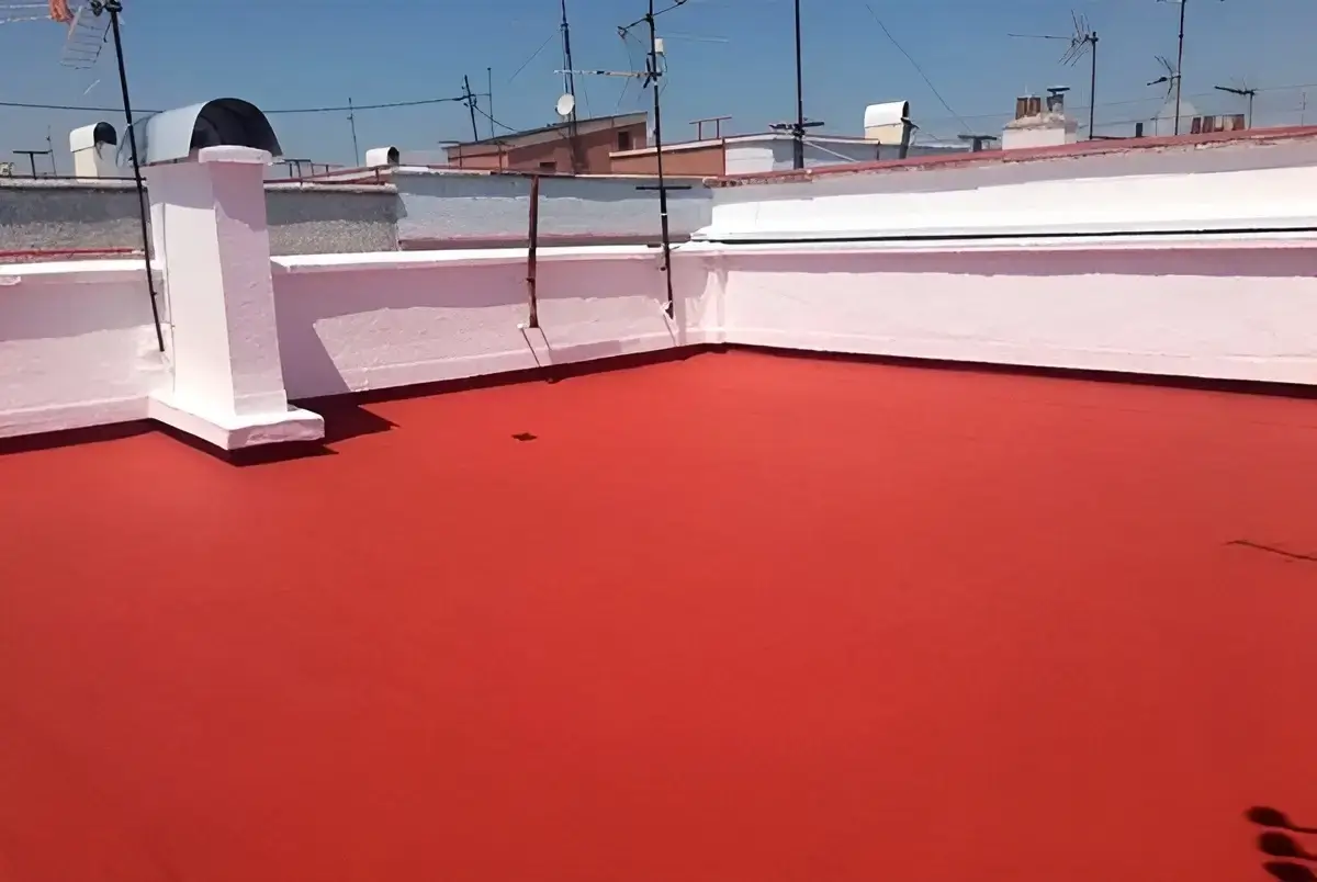 Reparación e impermeabilización de terraza hecha por Los Pintores Toledo